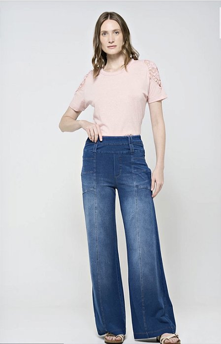 Calça Wide Leg Anitta