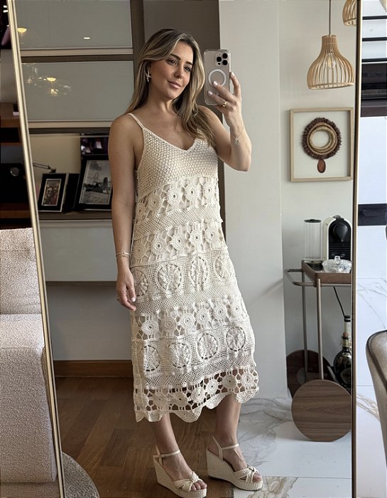 Vestido Crochê Mallorca