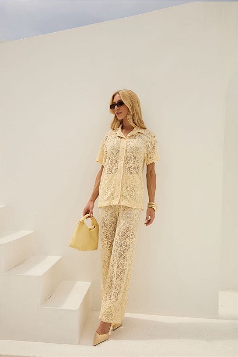 Conjunto Renda Paisley