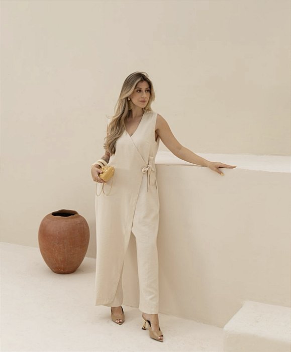 Macacão Roberta Transpassado