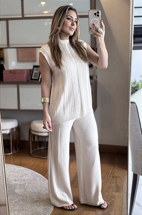 Conjunto Tricô Marcela