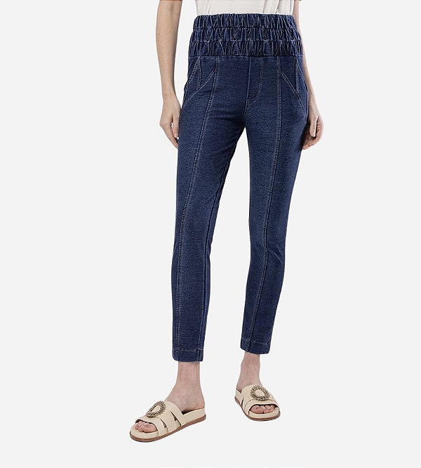 Calça Viviane com elástico na cintura Comfy