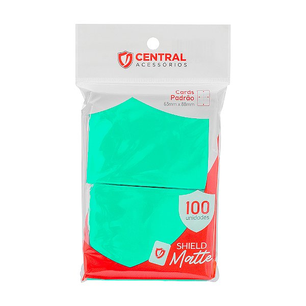 Shield Matte Menta Central (100 Sleeves)
