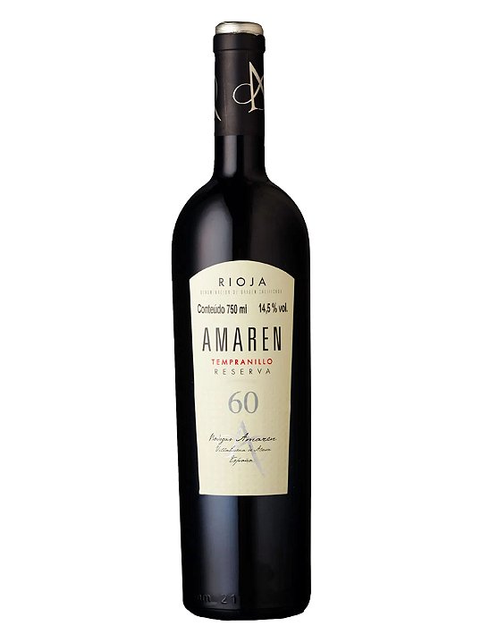 Vinho Tinto Amaren Tempranillo Rioja Reserva 60