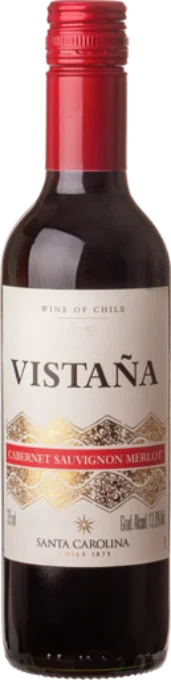 Vinho Tinto Santa Carolina Vistaña Cabernet Sauvignon e Merlot 375ML