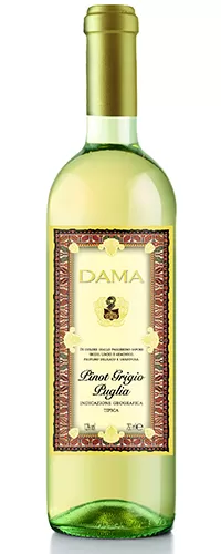 Vinho Branco Caldirola Dama Pinot Grigio