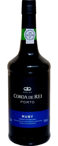 Vinho Tinto Fortificado Poças Coroa de Rei Porto Ruby