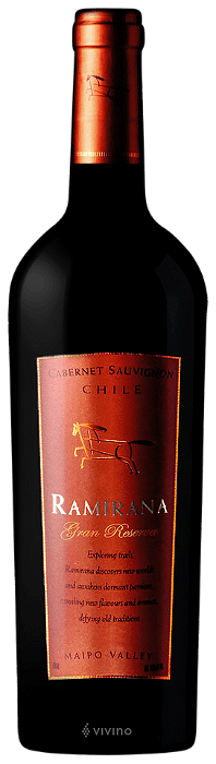 Vinho Tinto Ramirana Gran Reserva Cabernet Sauvignon
