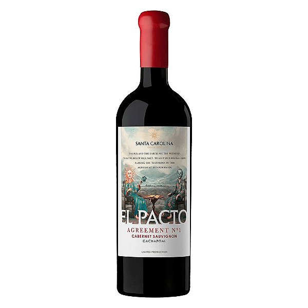 Vinho Tinto Santa Carolina El Pacto Agreement Nº 1 Cabernet Sauvignon