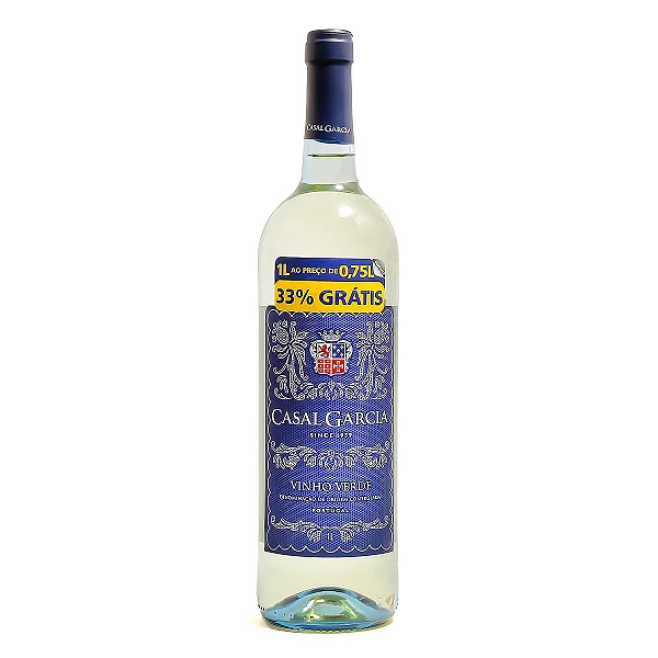 Vinho Branco Verde Bco Aveleda Casal Garcia 1,0L