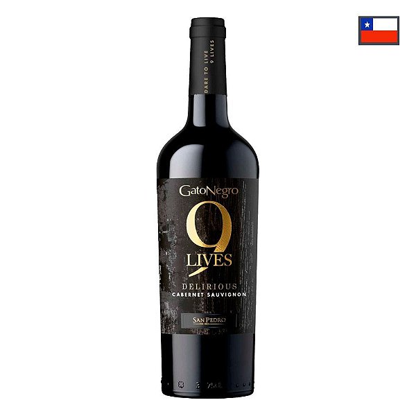 Vinho Tinto Gato Negro 9 Lives Reserva Cabernet Sauvignon