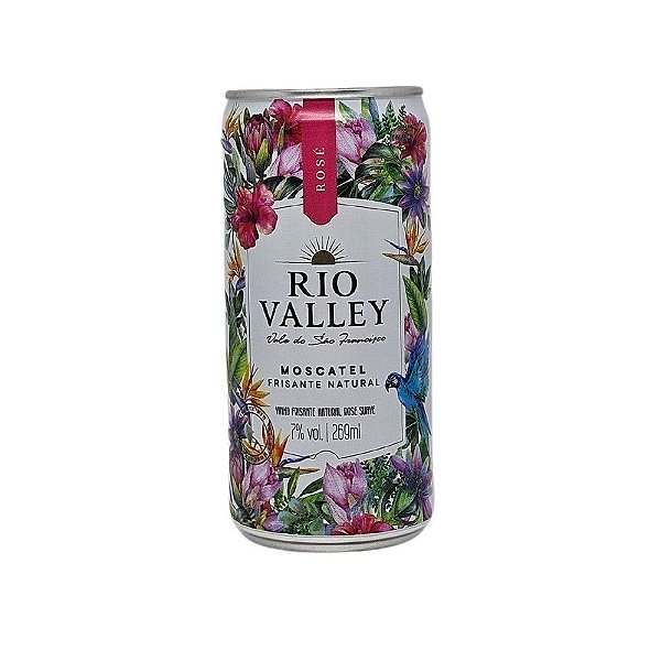 Frisante Rosé Rio Valley  Moscatel Lata - 269ml