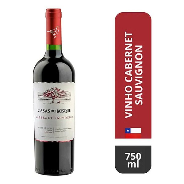 Vinho Tinto Viña Casas del Bosque Reserva Cabernet Sauvignon