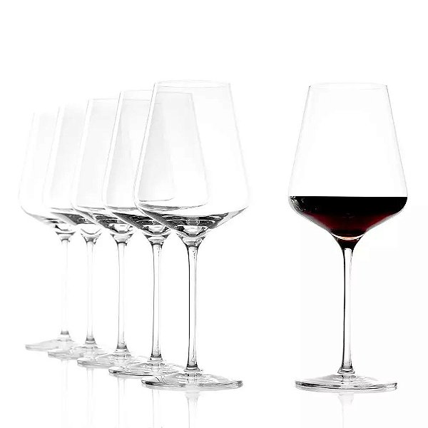 kit 06 Taças para Vinho Bordeaux 644ml - Quatrophil