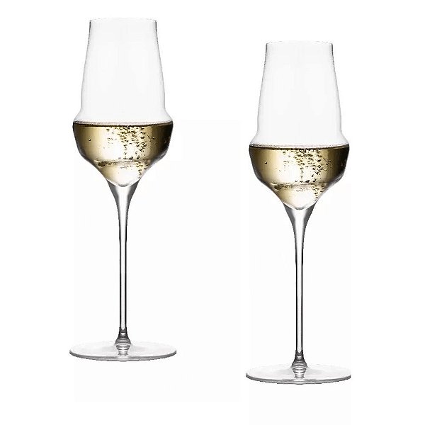 Kit 02 Taças para Champagne 340ml - Cocoon