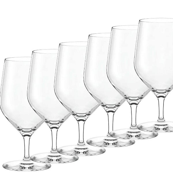 Kit 06 Taças de Água 450ml - Ultra