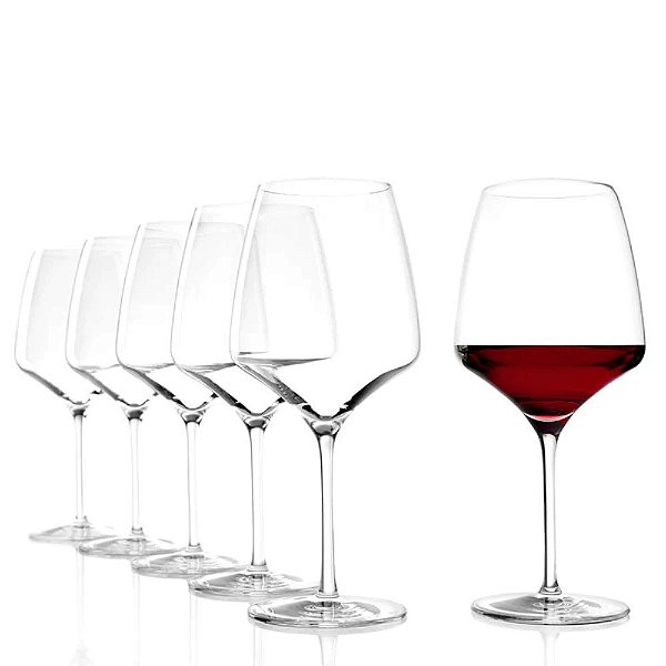 kit 06 Taças de Vinho Borgonha 695ml - Experience