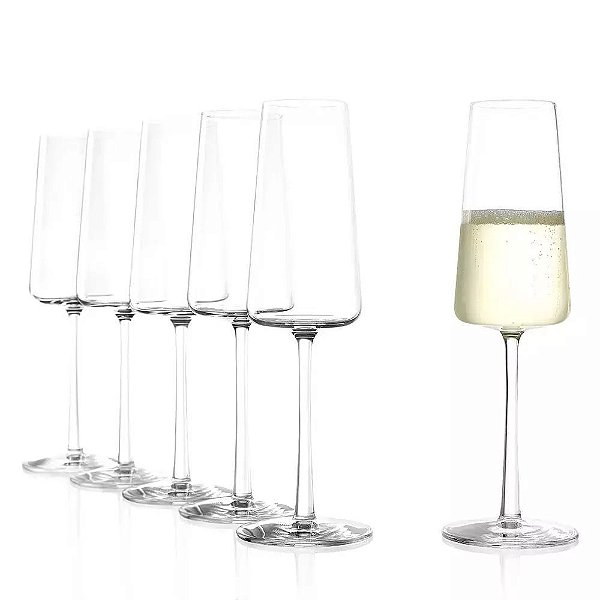 Kit Taças para Champagne 238ml - Power