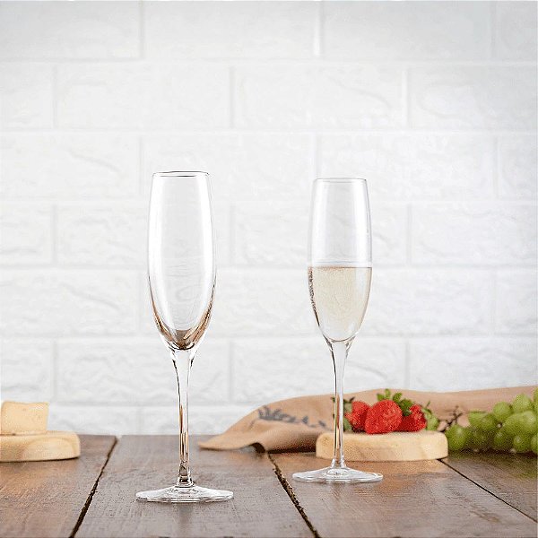 kit 06 Taças de Espumante 170ml - Universal Royal