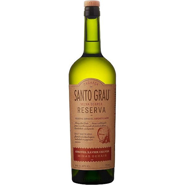 Cachaça Santo Grau Reserva Especial Amontillado Cel. Xavier Chaves