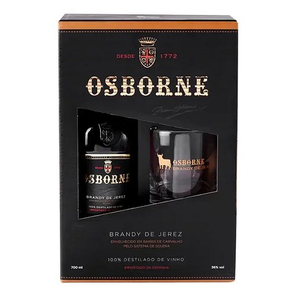 Kit Brandy Osborne Com Taça - Jerez, Espanha