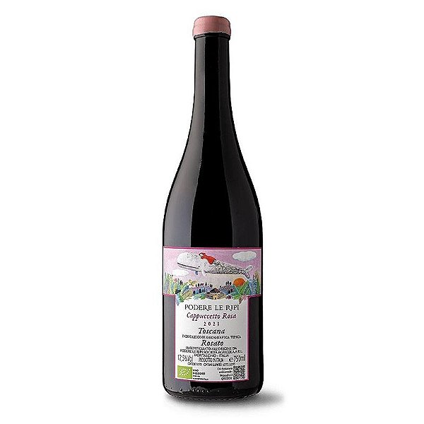 Vinho Rosé Podere Le Ripi Cappuccetto Rosa Tosacana Rosato IGT