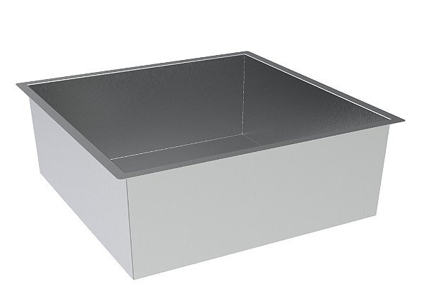 Cuba Inox Embutir Quadrada Gourmet 500 X 400