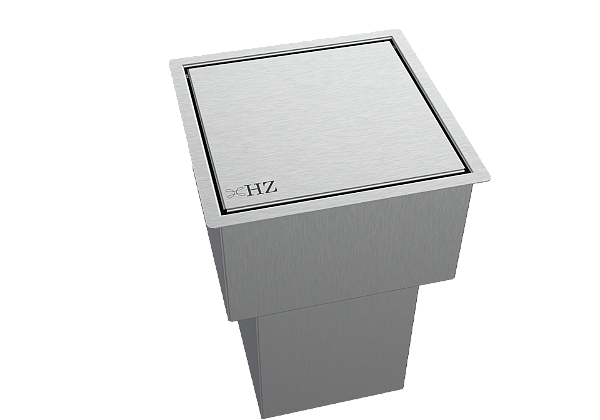 Lixeira Inox Embutir 5 L Para Bancada - Tampa Click