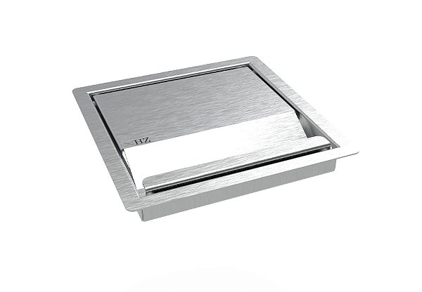 Tampa Lixeira Inox Pintado Dourado 2 L Para Bancada 15x15cm