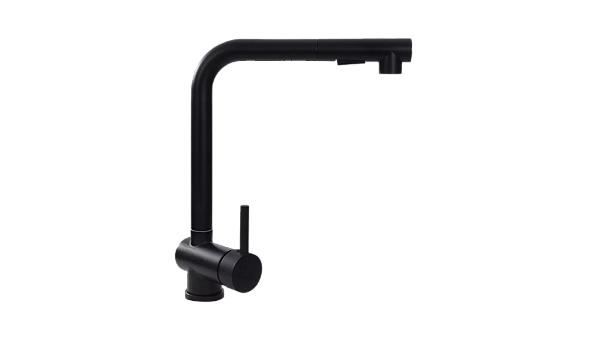 Torneira Gourmet Preta Monocomando Extensível