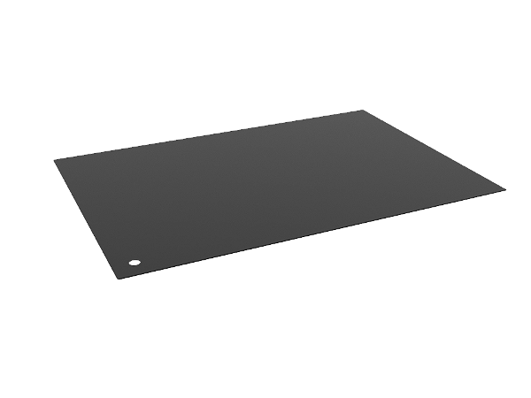 Tampa Cuba Inox Preto Embutir Quadrada Gourmet 600 X 400