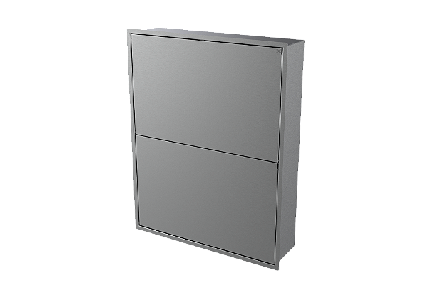 Armário Inox Embutir na Parede para Pratos e Copos