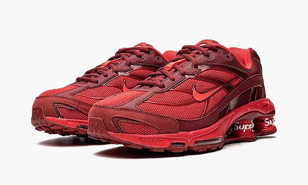 Nike shox red hotsell