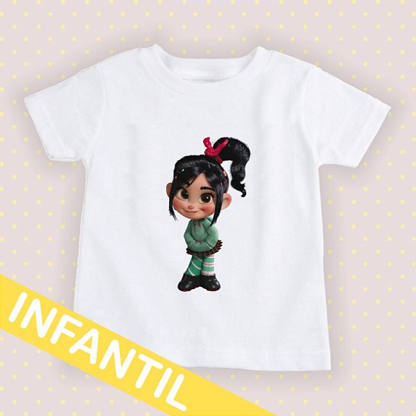 T-shirt Infantil Vanellope - Linda Womann - Moda & Acessórios