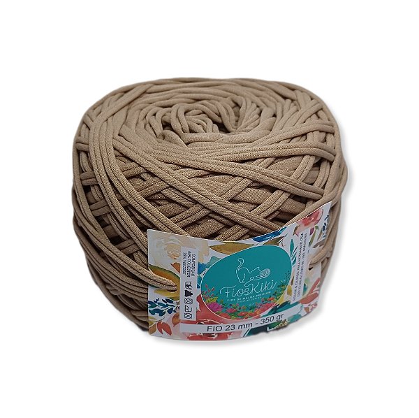 FIO DE MALHA PREMIUM KIKI ANTIPILLING 23MM- AREIA ESCURO - 350gr -
