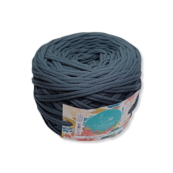FIO DE MALHA PREMIUM KIKI ANTIPILLING 23MM - CINZA CHUMBO - 350GR -