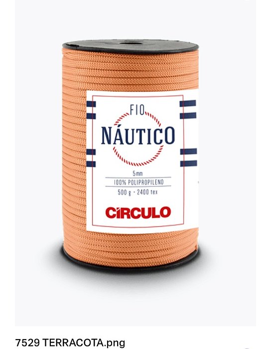 Fio Náutico 5 mm Circulo Terracota 7529