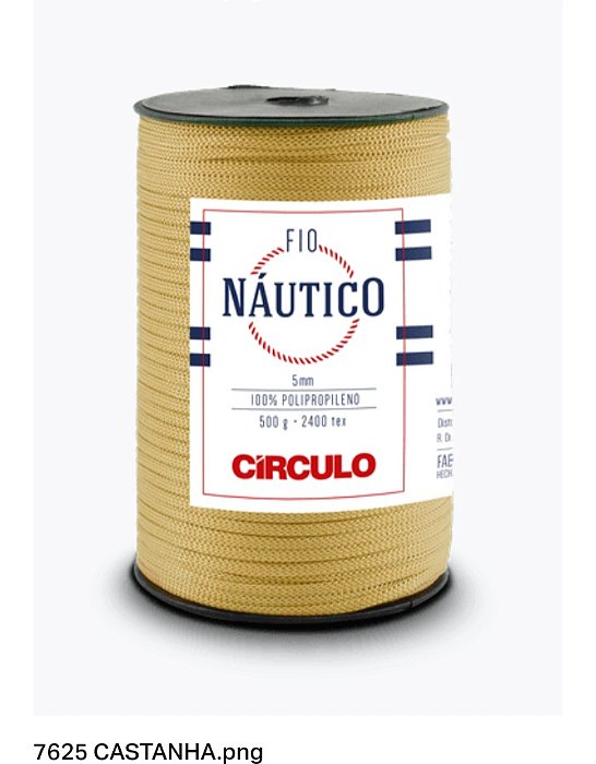 Fio Náutico 5 mm Circulo Castanha 7625