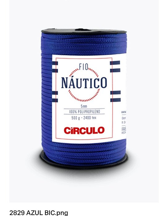 Fio Náutico 5 mm  Circulo Azul Bic 2829