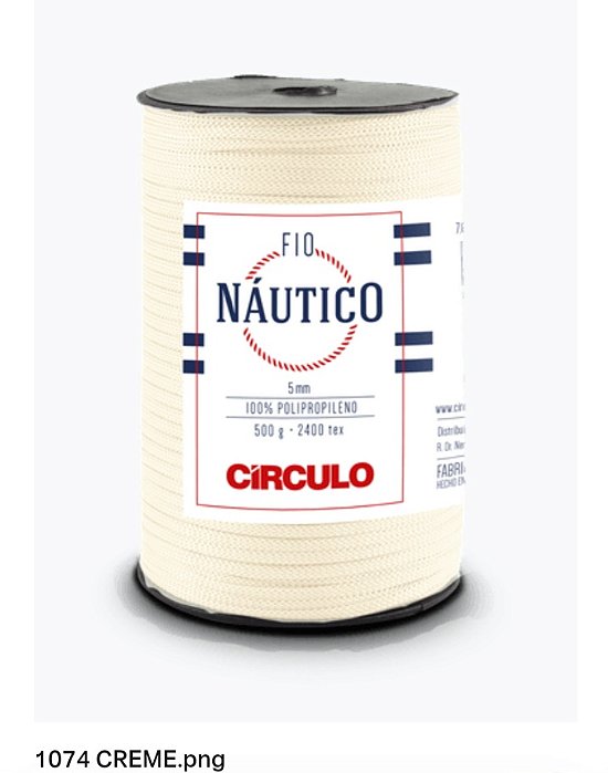 Fio Náutico 5 mm Circulo Creme 1074
