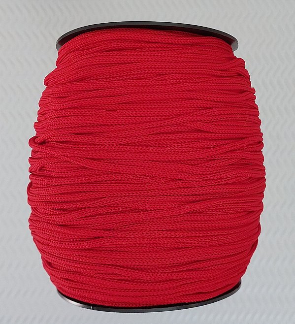 FIO DE POLIÉSTER HASSTEXTIL 3MM VERMELHO Nº 103