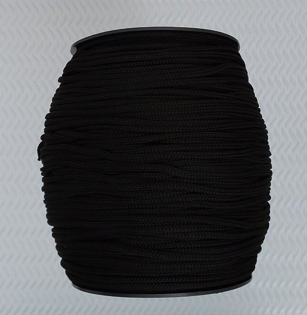 FIO DE POLIÉSTER HASSTEXTIL 3MM PRETO Nº 102