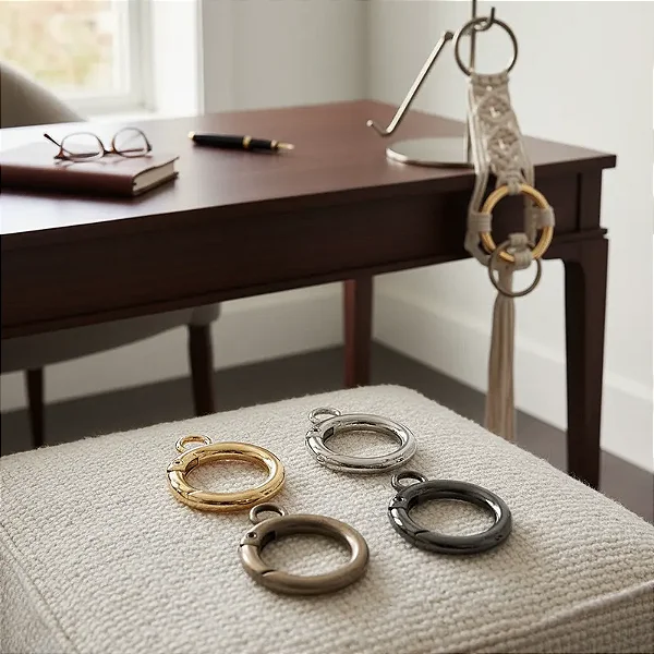 ARGOLA ARTICULADA C/ ELO 2,5CM EXTERNO (PAR) ZAMAC