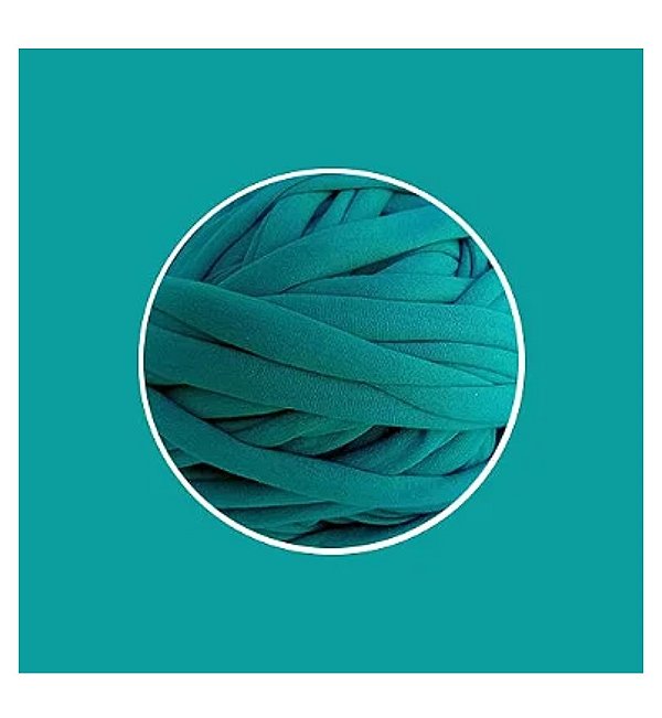 FIO DE MALHA PREMIUM KIKI ANTIPILLING 23MM - TURQUESA ESCURO - 350GR -