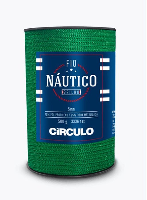 Fio Náutico Circulo Brilho 5350 - VERDE