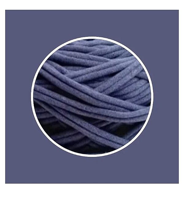 FIO DE MALHA PREMIUM KIKI ANTIPILLING 23MM- AZUL JEANS STONADO - 350gr