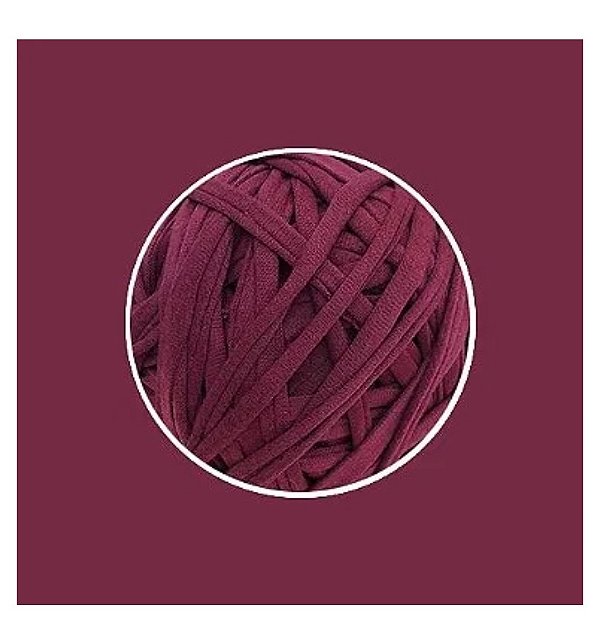 FIO DE MALHA PREMIUM KIKI ANTIPILLING 23MM - VINHO - 350GR