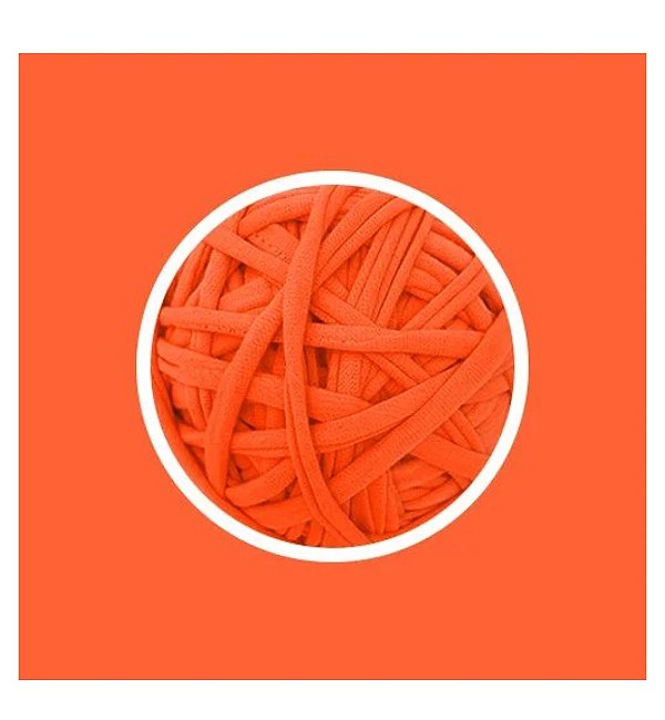 FIO DE MALHA PREMIUM KIKI ANTIPILLING 23MM - LARANJA - 350GR -