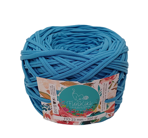 FIO DE MALHA PREMIUM KIKI ANTIPILLING 23MM - AZUL LAVANDA - 350GR -
