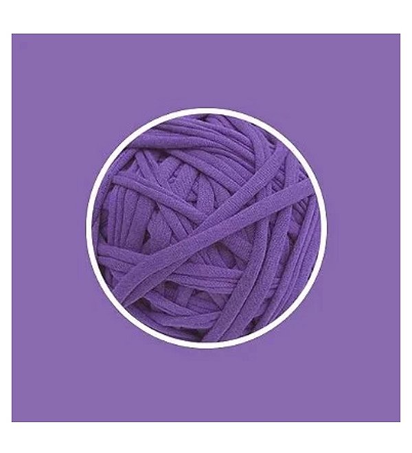 FIO DE MALHA PREMIUM KIKI ANTIPILLING 23MM- LILÁS ESCURO - 350GR
